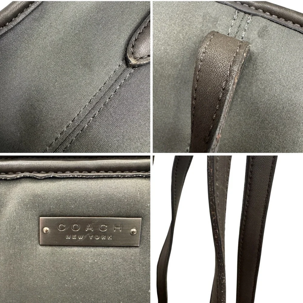 Vintage Y2K Coach Neoprene East West Shoulder Tote Bag